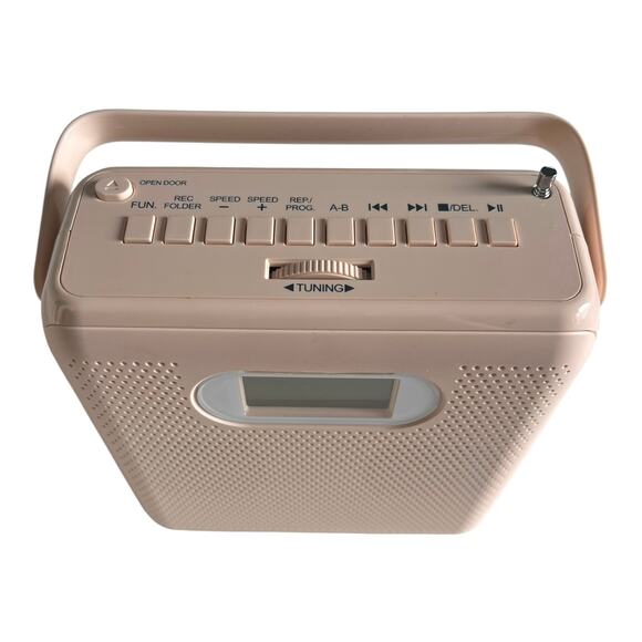 Portable CD Radio Player Aux Bluetooth FM MP3 Battery Operated - Picture 8 of 8